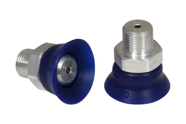 Flachsauggreifer (rund) PFYN 20 PU-55 G1/8-AG