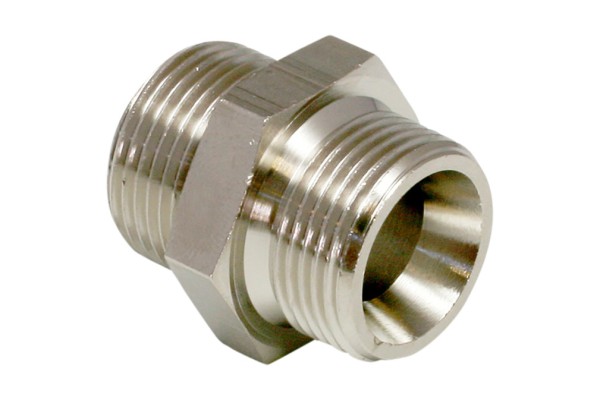 Doppelnippel mit Schlüsselfläche