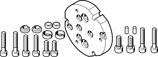 DHAA-G-H2-20-B13-50 Adapterbausatz