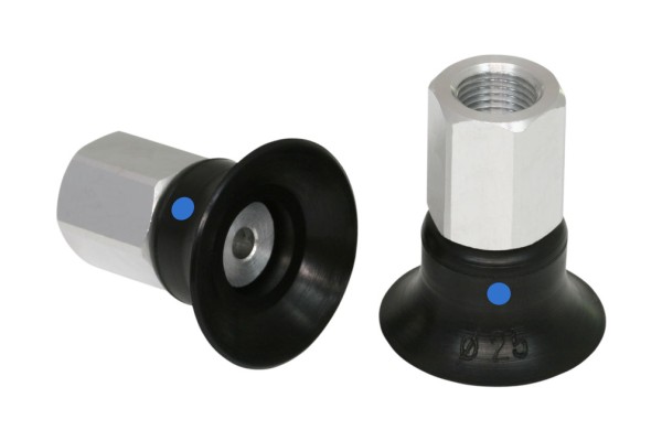 Flachsauggreifer (rund) PFYN 25 NBR-AS-55 G1/8-IG