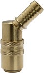 ID: 107957 - Temperierkupplung DN 9, Zapfen 13 mm, Schlauchtülle 45°