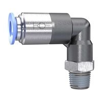 ID: 151480 - L-Steckverschraubung »Blaue Serie«, selbstabsperrend, R 3/8 außen