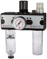 ID: 100583 - Wartungseinheit 3-tlg. »multifix«, mit PC-Behälter, BG 3, G 1/2