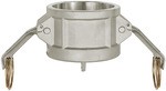 ID: 108057 - Kamlok-Verschlusskappe, Typ DC, Alu, BG 4, für Stecker-Ø 120