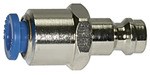 ID: 107190 - Einstecknippel push-in 6 mm, für Kupplungen NW 5, Messing vern.