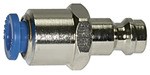 ID: 107190 - Einstecknippel push-in 6 mm, für Kupplungen NW 5, Messing vern.