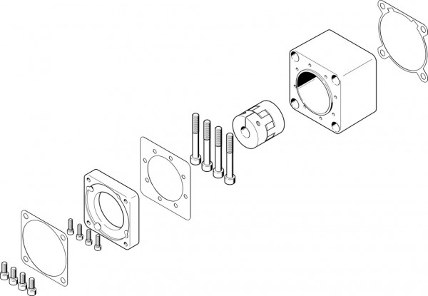 EAMM-A-D100-100A-S1 Axialbausatz