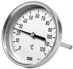 ID: 102807 - Bimetallthermom., hochw. Ausf., L1=160/L2=140 Ø100, 0°C bis 160°C