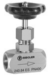 ID: 103770 - Nadelventil, Edelstahl 1.4571, G 3/8, DN 6, PN max. 400 bar
