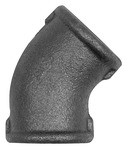 ID: 133660 - Winkel 120, 45°, Rp 1 1/2 i., Rp 1 1/2 i., Temperguss schwarz