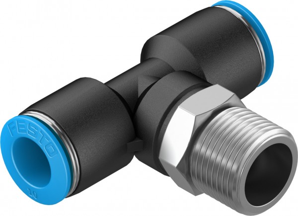 QST-3/8-10-20 T-Steckverschraubung