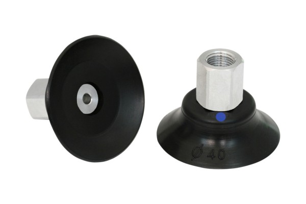 Flachsauggreifer (rund) PFYN 40 NBR-AS-55 G1/8-IG