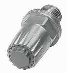 ID: 114476 - Lärmarme Runddüse, G 1/4 AG, Zink-Druckguss, Düsen-Außen-ø 19 mm