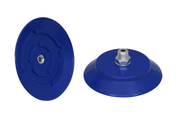 Flachsauggreifer (rund) PFYN 95 PU-55 G1/4-AG