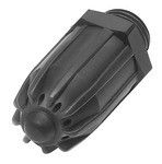 ID: 114360 - Lärmarme Runddüse, M12x1,25, POM Kunststoff, Düsen-Außen-ø 17 mm