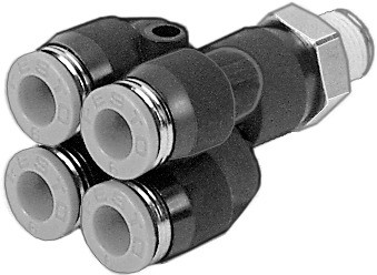 QSQ-1/4-4 Mehrfach-Verteiler