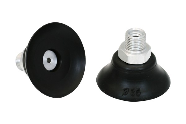 Flachsauggreifer (rund) PFYN 35 FPM-65 G1/8-AG