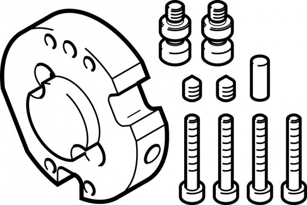 DHAA-G-Q11-16-B4-16 Adapterbausatz
