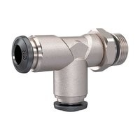 ID: 153320 - T-Steckverschraubung »universal short« L-Form, drhb. 1/4, Schl.8