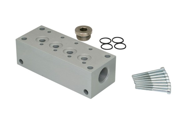 Druckluftanschlussplatte GP 4 SMP 15..20/SCP 20