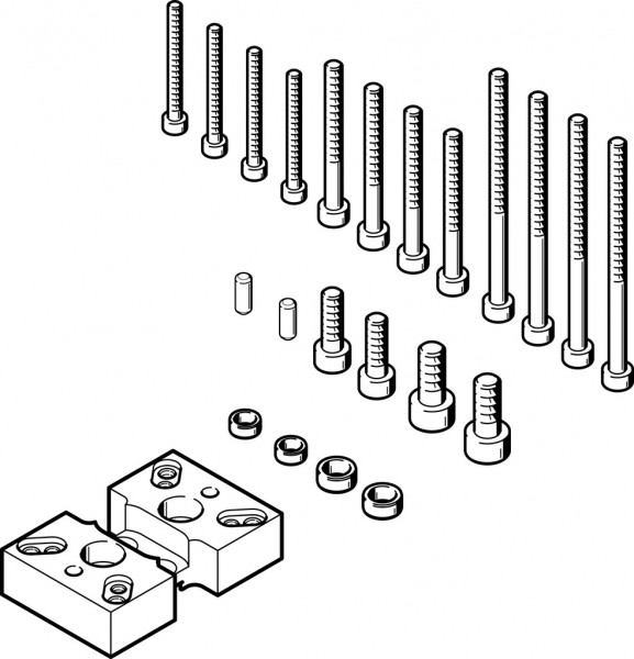 DHAA-G-G6-16-B8-16 Adapterbausatz