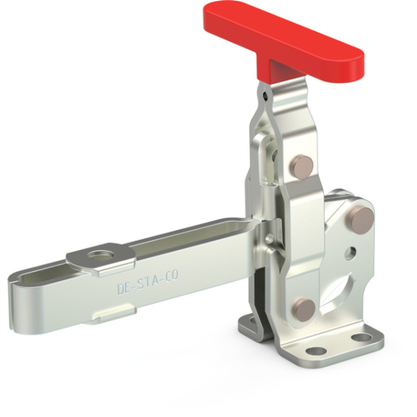 Handspanner mit vertikaler Handgriffspannung, Haltekraft 375, Spannarmlänge 3.840, Höhe unter Spanna