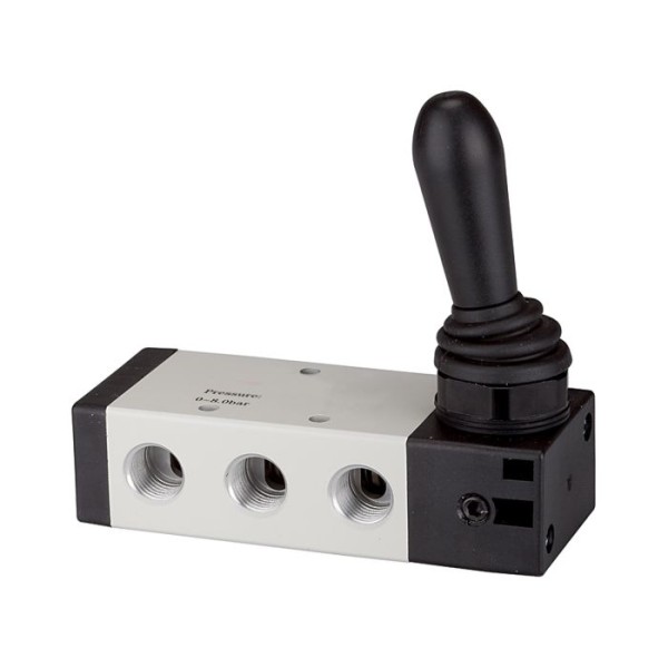 ID: 115966 - 5/2-Wegeventil, Handhebelbetätigung »4H« rastend, G1/4, 1300l/min