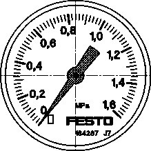 MA-50-1,6-G1/4-MPA Manometer