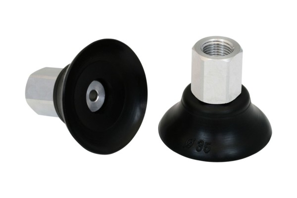 Flachsauggreifer (rund) PFYN 35 FPM-65 G1/8-IG