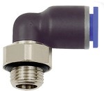 ID: 109263 - L-Steckverschraubung »Blaue Serie«, drehbar, G 1/8 außen, Ø 8 mm