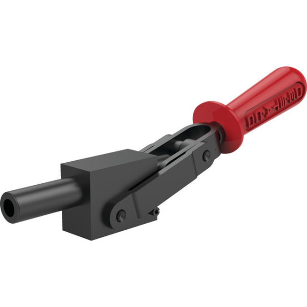 Schwerlast-Schubstangenspanner, massiver Fuß zum Anschweißen, Max. Haltekraft 25800N, Hub 44,5, Hand