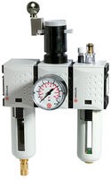 ID: 100240 - Wartungseinheit 3-tlg. »FUTURA«, PC, BG 2, G 1/2, 0,5 - 8 bar, VA