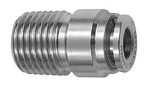 ID: 135107 - Gerade Steckverschr., rund, R 1/8 a., Schlauch Ø 4, ES 1.4404