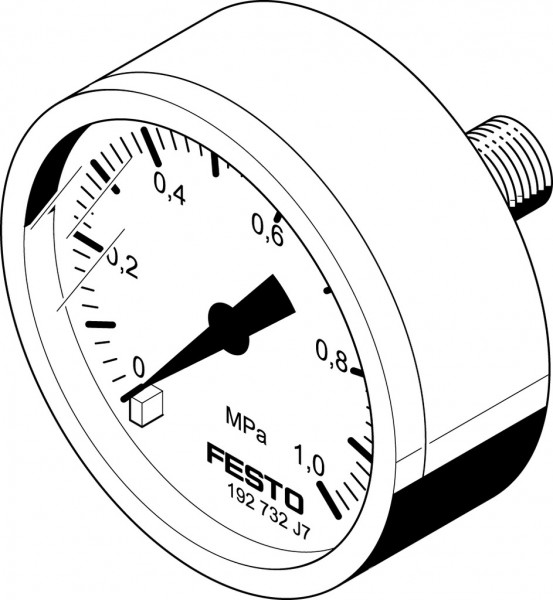 MA-40-1-G1/8-MPA Manometer