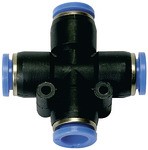 ID: 109862 - X-Steckverbindung »Blaue Serie«, für Schlauch-Außen-Ø 6 mm