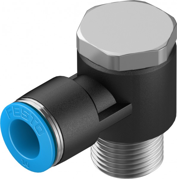 QSLV-3/8-10 L-Steckverschraubung