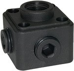 ID: 114026 - Luftverteilerdose »speedfit« Kunstst., 5xG 1/2 IG, selbstdichtend