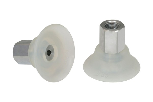 Flachsauggreifer (rund) PFYN 35 SI-55 G1/8-IG