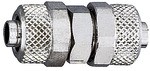 ID: 110520 - Gerade Verbinder, für Schlauch 8/6 mm, SW 12, Messing vernickelt