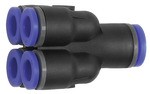 ID: 109874 - Mehrfachverteiler, Steckanschluss »Blaue Serie«, Schlauch-Ø 6/4x4