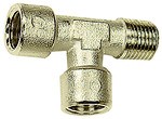 ID: 112785 - T-Stück, innen/innen/außen, G/R 1 SW 30, Messing vernickelt