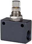 ID: 115509 - Drosselrückschlagventil »ASC«, in Blockform, Aluminium, G 1/2