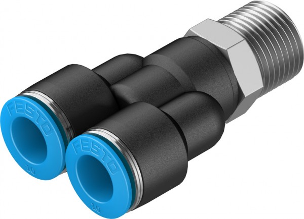 QSY-3/8-10 Y-Steckverschraubung