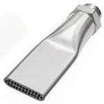 ID: 114482 - Lärmarme Flachdüse, G 3/8 AG, MS vernickelt, Düsenbreite 29mm, 15