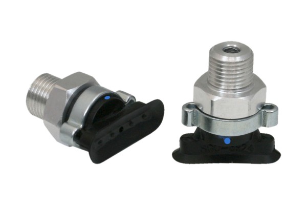 Flachsauggreifer (oval) SGON 24x8 NBR-AS-60 G1/8-A