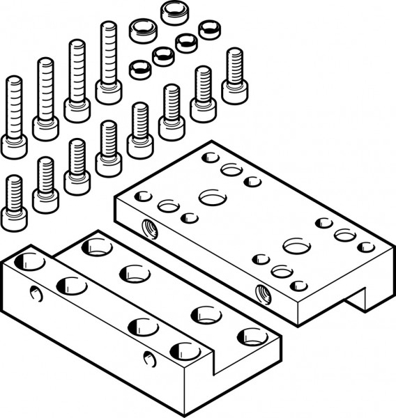 EHAM-H1-32-L2-120 Adapterplattenbausatz