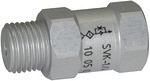 ID: 108426 - Strömungsventil, AG o., Alu, Kugelsitzven. pu = -0,3bar l/min 2,9