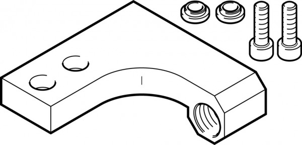 DADP-ES-G6-25 Stoßdämpferhalter