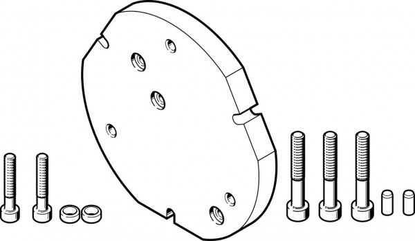 DHAA-G-H2-25-B13-63 Adapterbausatz