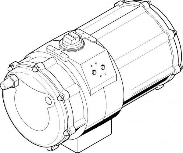 DAPS-2880-090-R-F16 Schwenkantrieb